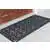 A1 Home Collections A1HC First Impression Black 36 in x 72 in Rubber Paisley Beautifully Hand Finished Thick Door Mat