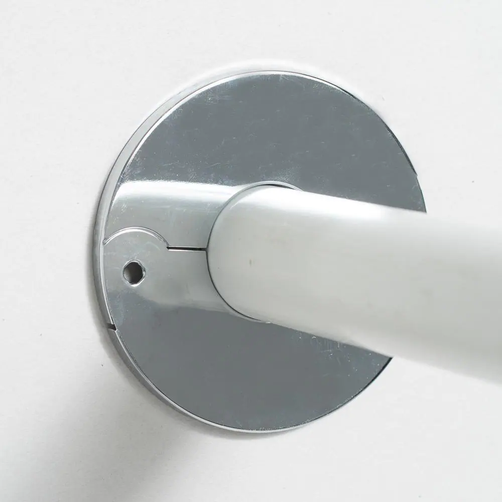 Oatey 1 in. Chrome-Plated Steel Iron Pipe Size Split Flange Escutcheon Plate