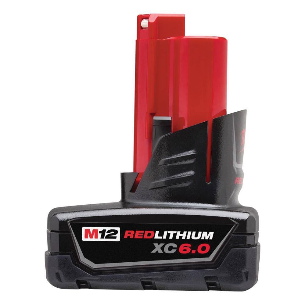 Milwaukee M12 12V Lithium-Ion Cordless Drill Driver/Impact Driver Combo Kit (2-Tool) with (1) 6.0AH Battery