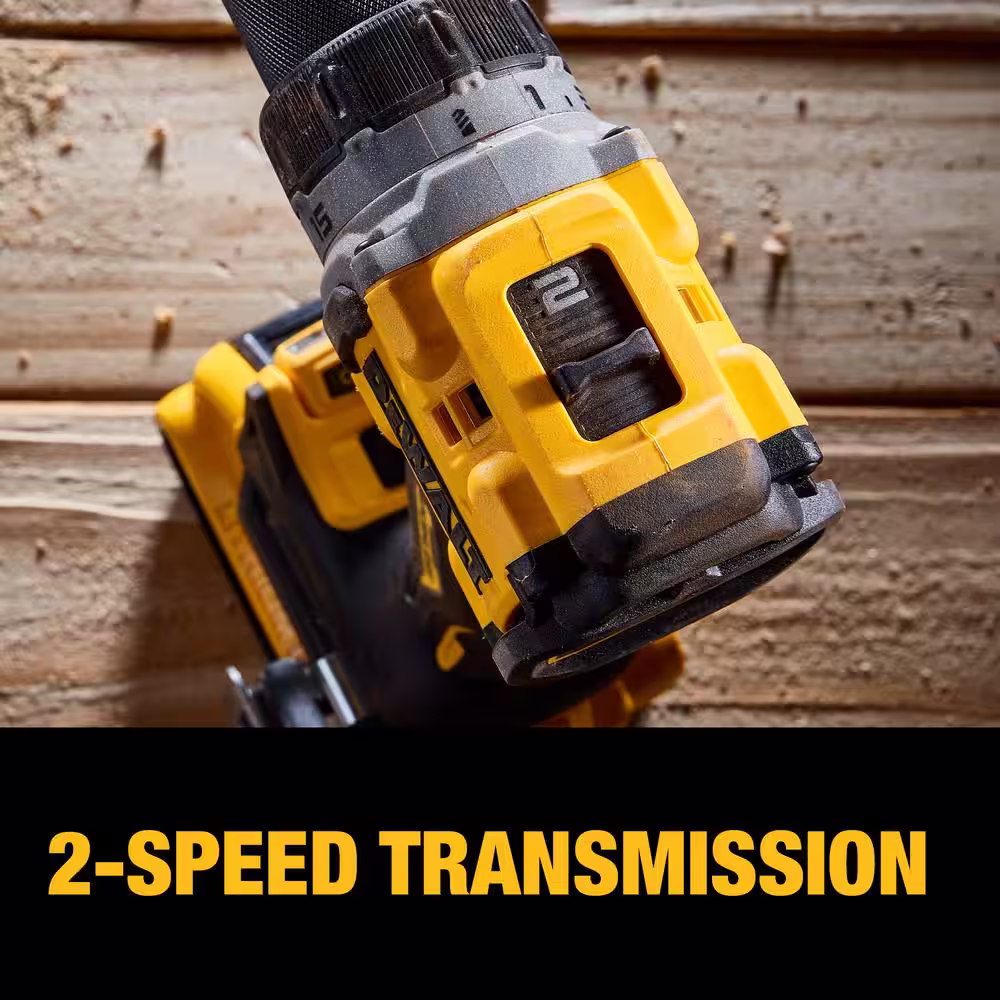 DEWALT 20V Lithium-Ion Cordless Brushless Drill Driver/Impact Driver 2 Tool Combo Kit with (2) 2.0Ah Batteries and Charger