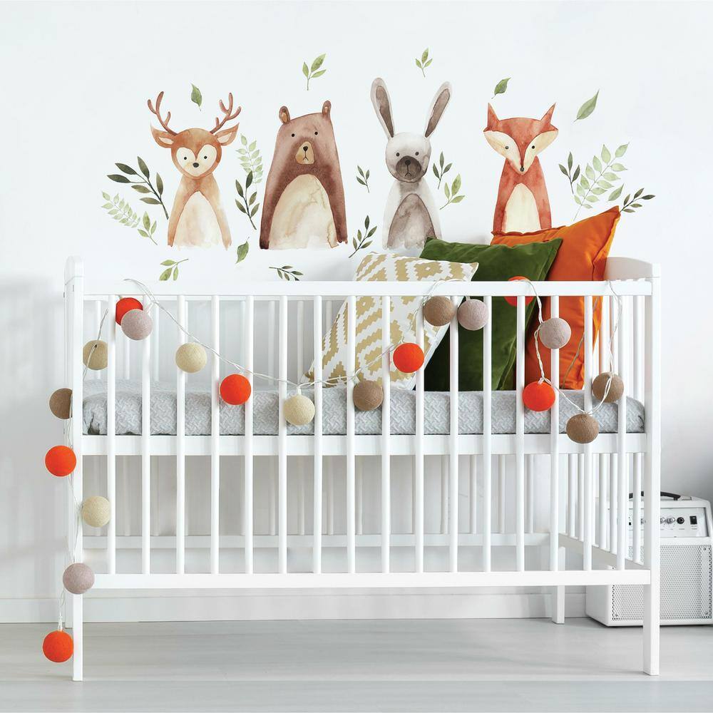 RoomMates WOODLAND KRITTERS PEEL & STICK WALL DECALS
