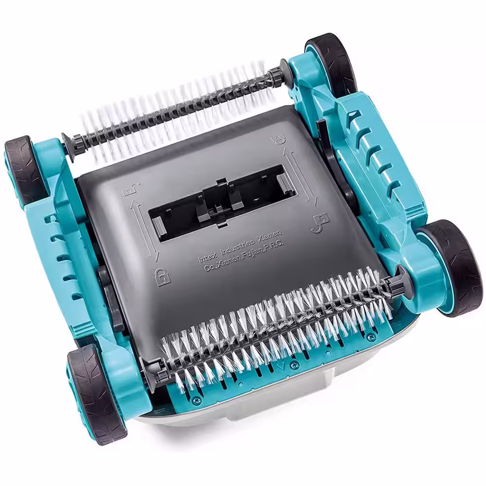 Intex 24 ft. x 12 ft. x 52 in. Rectangle Ultra XTR Frame Swimming Pool with Robot Vacuum