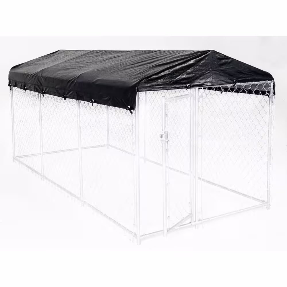 Weatherguard Large 5ft. X 15ft. - All Season Waterproof COVER for Lucky Dog Outdoor Kennels and Pens - Kennel NOT INCLUDED
