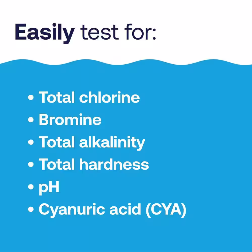 HTH 0.625 lb. Pool Care 6-Way Test Kit