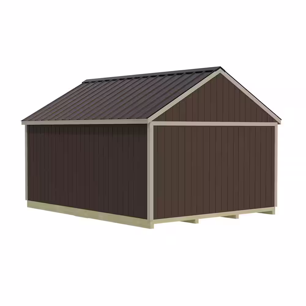 Best Barns Fairview 12 ft. x 16 ft. Wood Storage Shed Kit with Floor Including 4 x 4 Runners