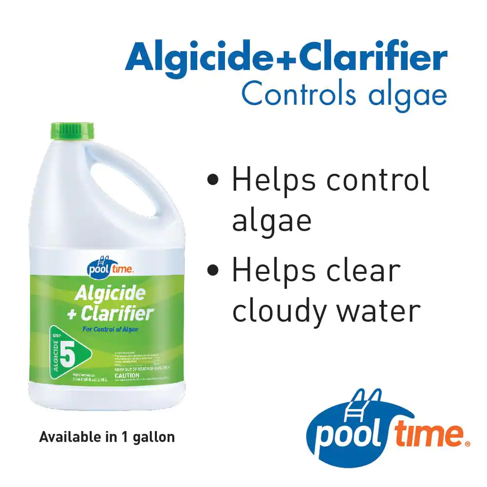 Pool Time 128 oz. Algicide and Clarifier Stabilizer