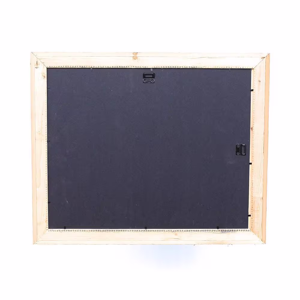 BarnwoodUSA Rustic Farmhouse Signature Series 11 in. x 14 in. Smoky Black Reclaimed Picture Frame