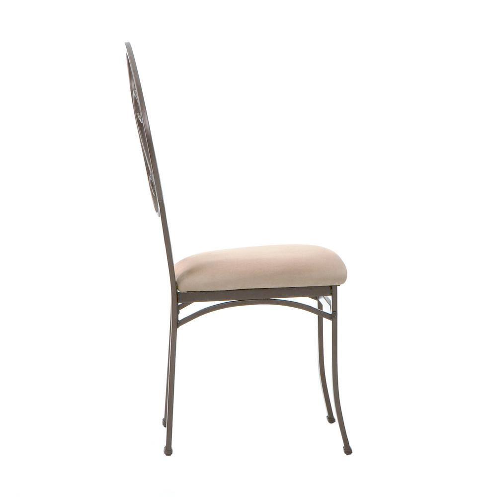 Southern Enterprises Dark Brown Metal Dining Chair (Set of 4)