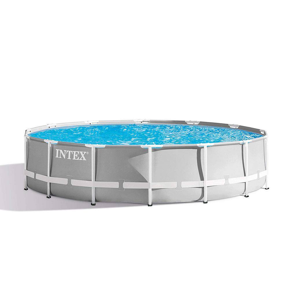 Intex 14 ft. x 42 in. Prism Frame Above Ground Swimming Pool Set with Filter