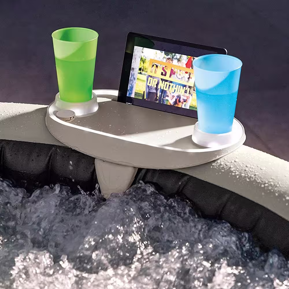 INTEX 6-Person 140-Jet Hot Tub with Tablet and Phone Tray