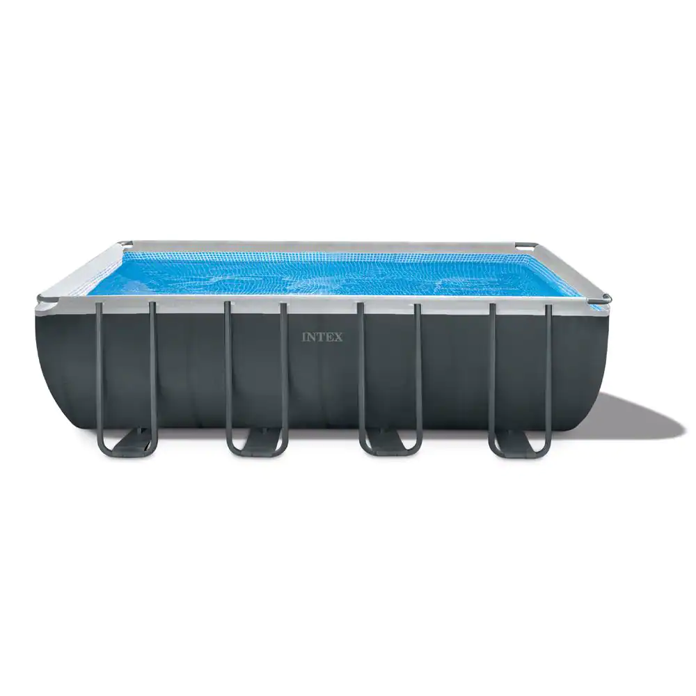 Intex Ultra 18 ft. x 9 ft. x 52 in. XTR Rectangular Frame Swimming Pool Set with Pump Filter