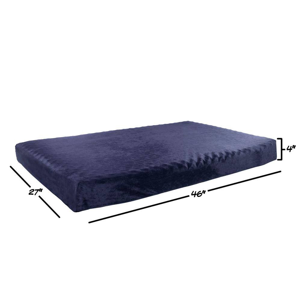Petmaker Large Navy Orthopedic Memory Foam Pet bed