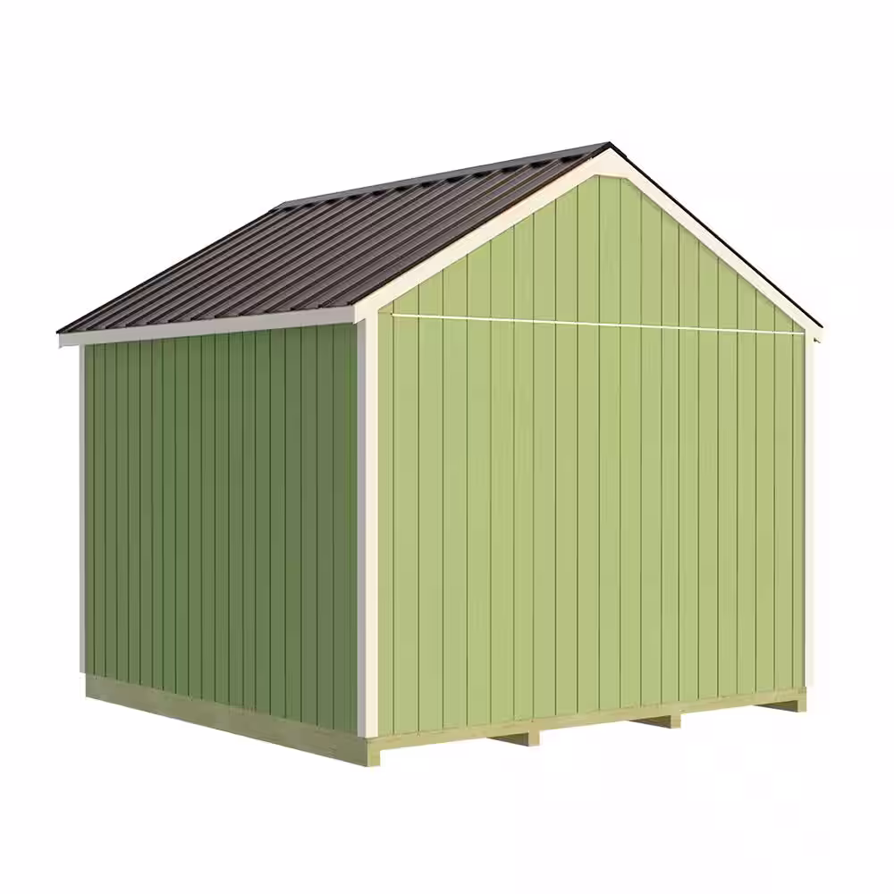 Best Barns North Dakota 12 ft. x 20 ft. Wood Storage Shed Kit with Floor Including 4 x 4 Runners