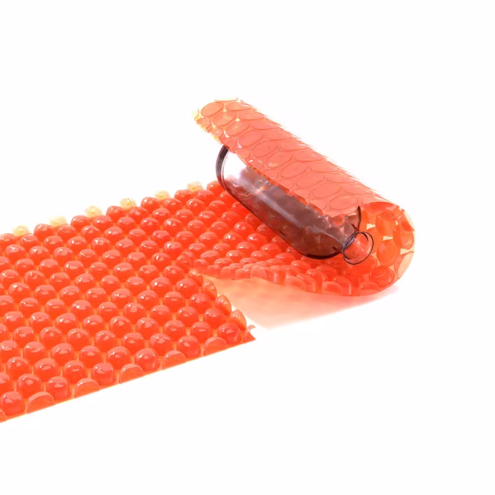 Pratt Retail Specialties 5/16 in. x 12 in. x 20 ft. Orange Bubble Cushion