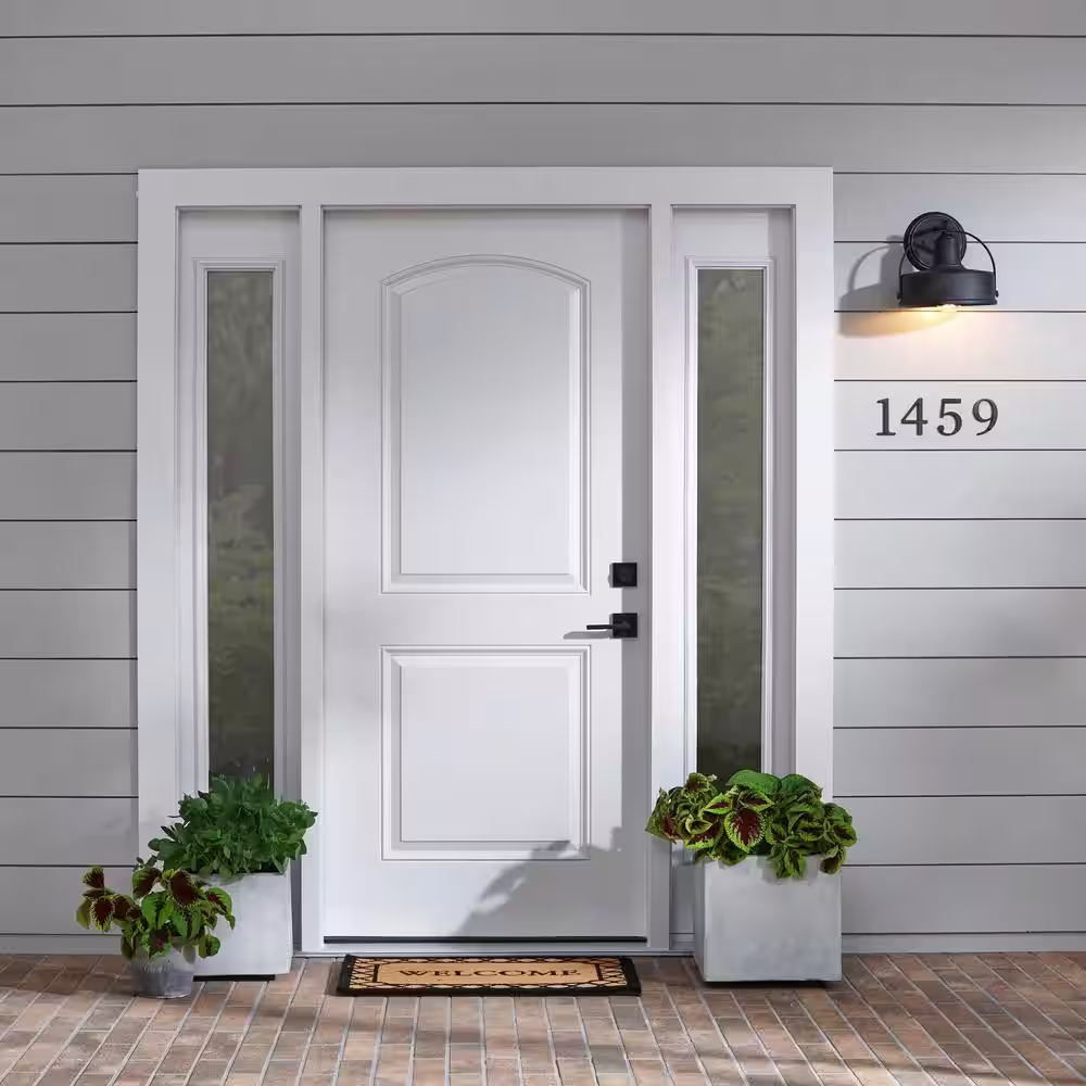 Everbilt 4 in. Aged Bronze Flush Mount House Number 4