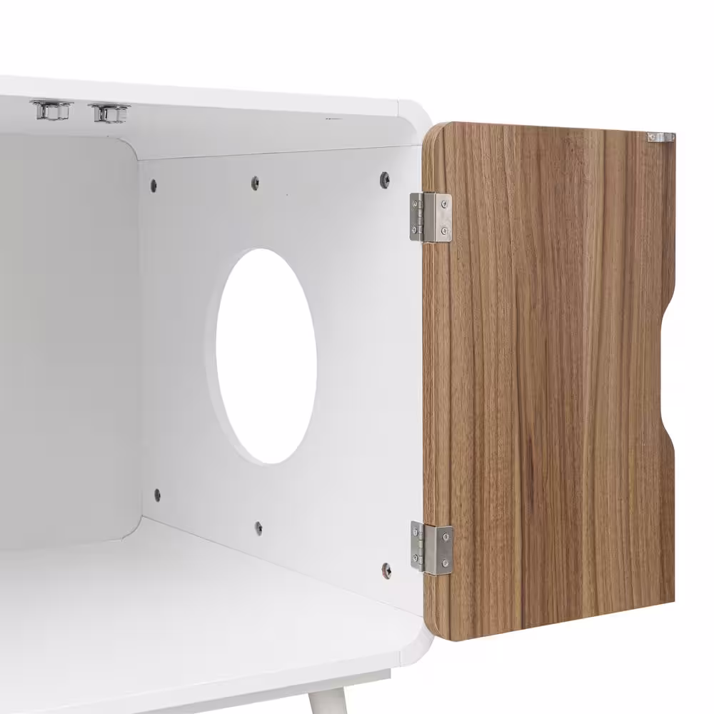 None Pet house, Hidden Cat Home Side Table