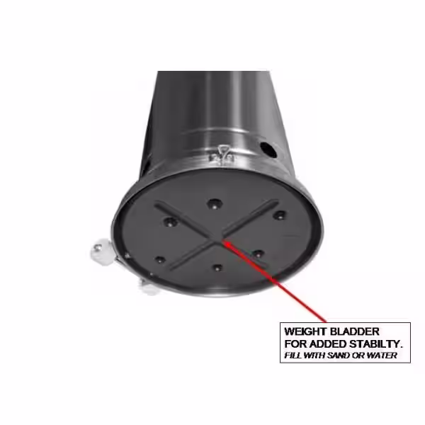 AZ Patio Heaters 48,000 BTU Hammered Bronze Propane Patio Heater