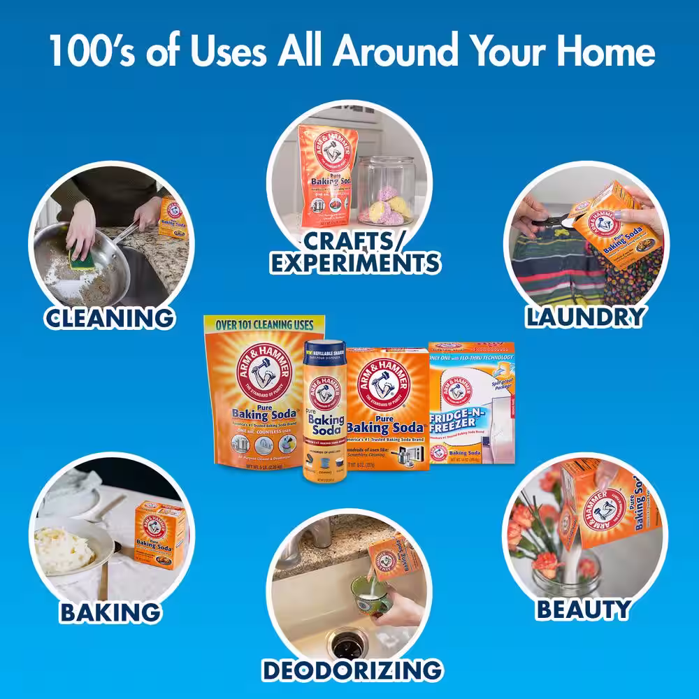 None 10.8 lb Pure Baking Soda Resealable Bag
