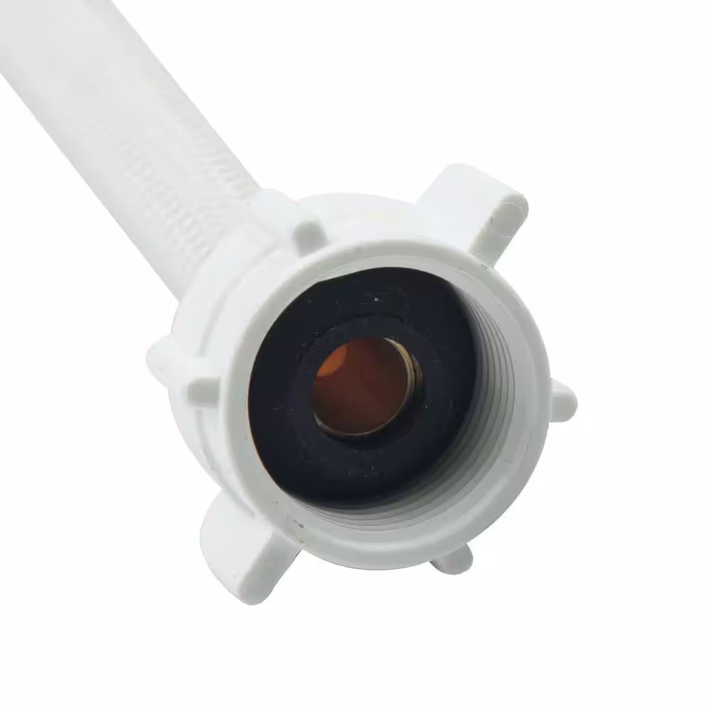 BrassCraft 3/8 in. Compression x 7/8 in. Ballcock Nut x 16 in. Vinyl Toilet Supply Line