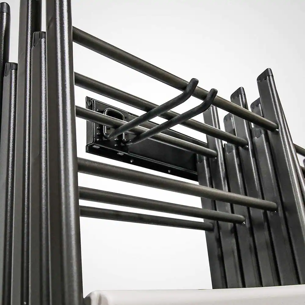 RAXGO Chair Storage Rack, Mounted Folding Chair Rack and Hanger System for Home