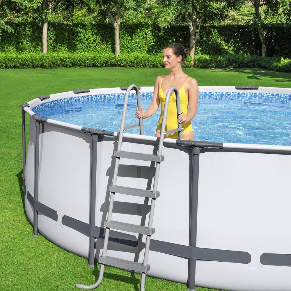 Bestway Steel Pro MAX 16 ft. x 4 ft. Above Ground Round Pool Set w/Accessory Kit