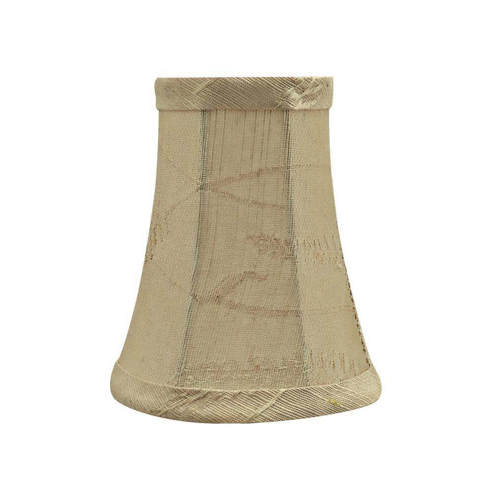 Aspen Creative Corporation 4 in. x 5 in. Oatmeal Bell Lamp Shade (5-Pack)