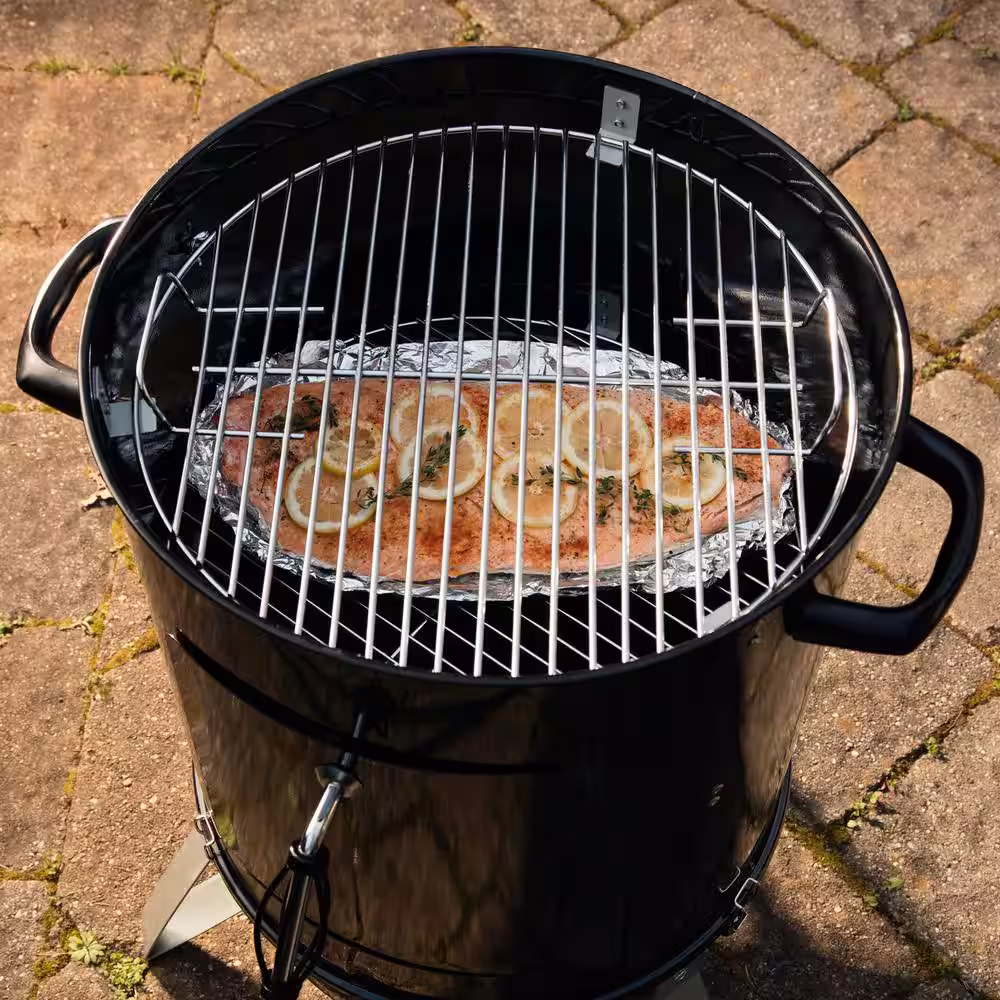 Cuisinart Vertical 18 in. Dia Charcoal Smoker in Black