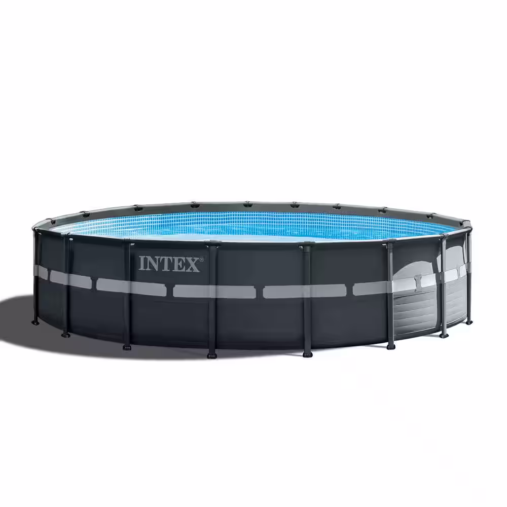 Intex 18 ft. x 52 in. Ultra XTR Frame Round Above Ground Swimming Pool Set with Pump